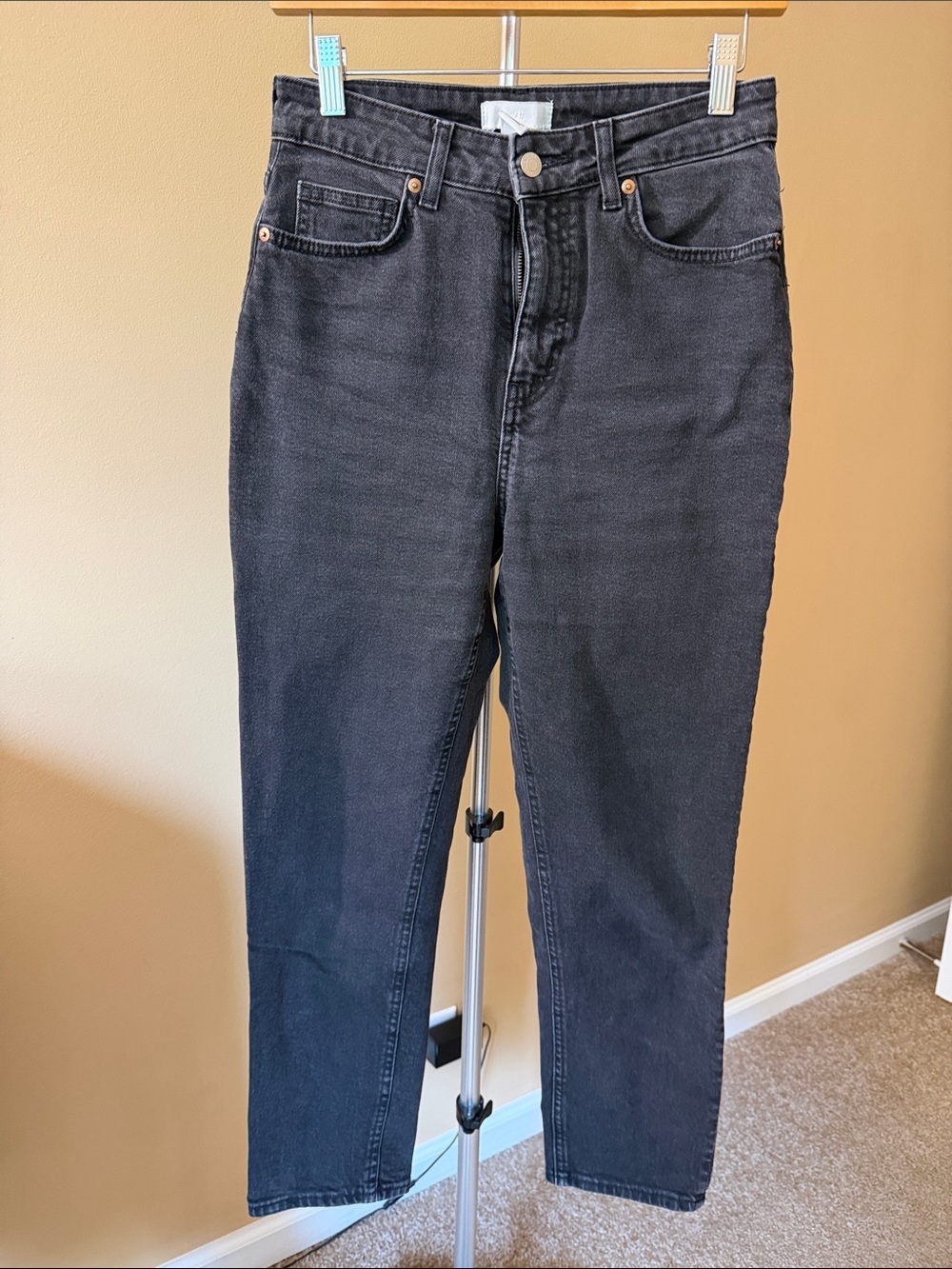 Classic High-Rise Black Women's Jeans